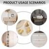 aieieii 6 Pcs Gold Drawer Knobs, Gold Knobs for Drawers