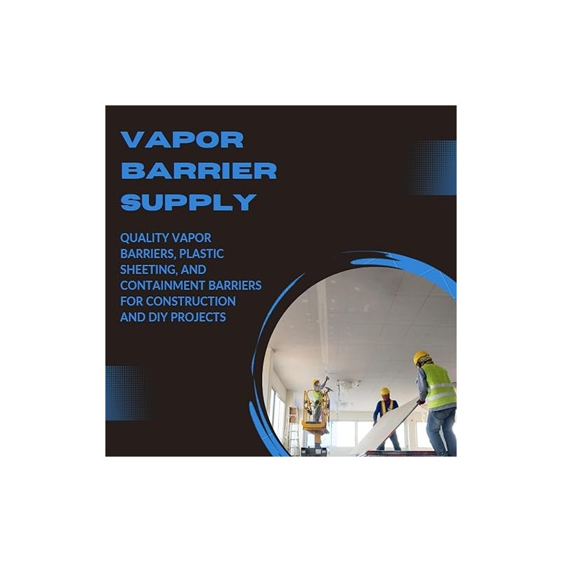 VBS - Dura Skrim String Reinforced White Plastic Sheeting -