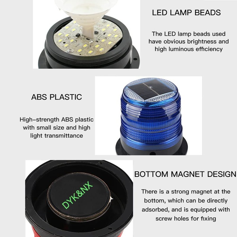 DYK&NX LED Anchor Light of Marine Boat Yacht Navigation with