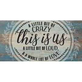This Is Us - Large Canvas Wall Art - Stretched on a Heavy Wood Frame - Ready to Hang - Perfect for Above a Couch or Headboard - Makes a Great Housewarming Gift Under $50