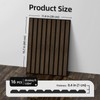 WADILE 16 Pack Self Adhesive Acoustic Wall Panels in Wood