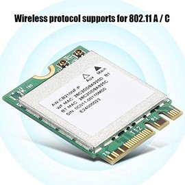 Tarjeta de red de banda dual de 2.4GHz + 5GHz, tarjeta de red inalámbrica AC BCM94356Z, interfaz NGFF, adecuada para la mayoría de las laptops, compatible con 64/para