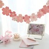 AirAkl 桜ガーランド 6本セット ペーパーフラワー 壁掛け・吊り下げ装飾 お花見・雛祭り・誕生日パーティー向け 室内デコレーション