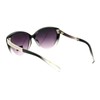 Oversized Butterfly Cateye Sunglasses Womens Designer Fashion Shades Black Clear