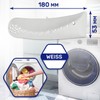 Pack of 2 drum fins for washing machine with the