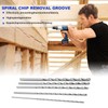 5 Pcs 150mm Extra Long Wood Drill Bits - Speed