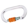Locking Carabiner Clip Aluminum Alloy Oval Locking Heavy Duty Carabiner