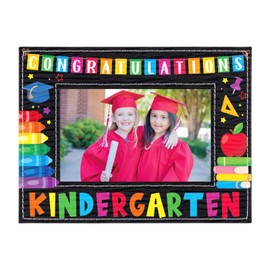 FLYAB Kindergarten Graduation Picture Frame 2024 Congratulations Kindergarten Graduation Photo Frame My First Graduation Photo Frame for Kindergarten Preschool Graduation Gifts for Kids Girls Boys