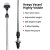 SeaSense 26”-48” Telescoping All-Round Stern Light w/Base - 2 Nautical