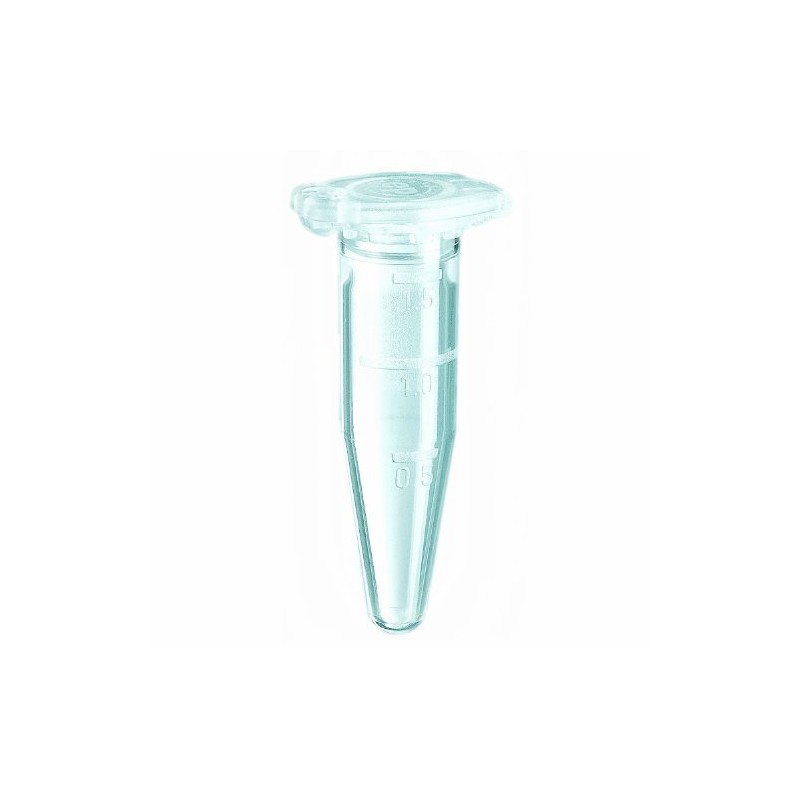 Eppendorf 022364120 Polypropylene Flex-Tube Microcentrifuge Tube, 1.5ml Capacity, Clear (Pack