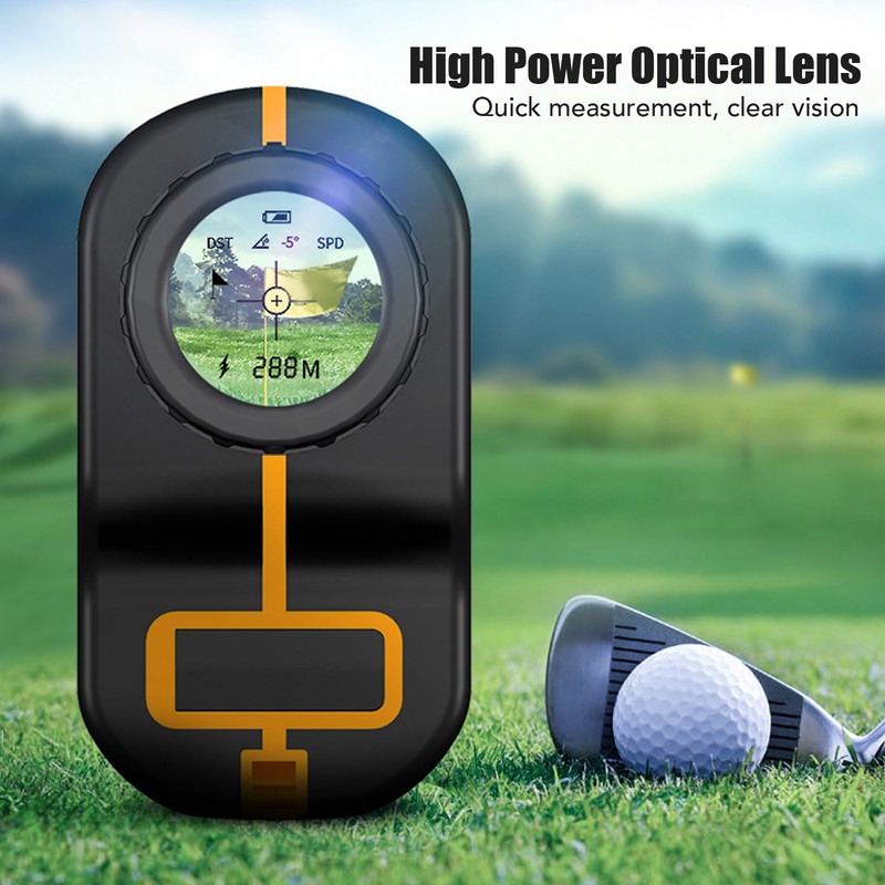 Telescope Range Finder 6X Magnification LCD Touch Screen Laser Distance