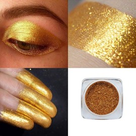 AQUAPURITY PHOERA® Pigment Eyeshadow Palette Metallic Shimmer Glitter Loose Powder Eye Shadow Makeup (308 ARCHDRAGON)