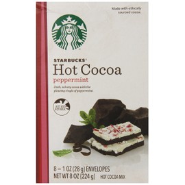 Starbucks Hot Cocoa Mix, Peppermint, 8 Ounce