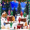 Chunful 100 Pcs Christmas Nutcrackers Figures Nutcracker Soldier Figurines Nutcracker