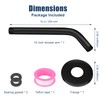 Shower Pipe Arm with Flange, Wall Mount Replacement Angle Shower