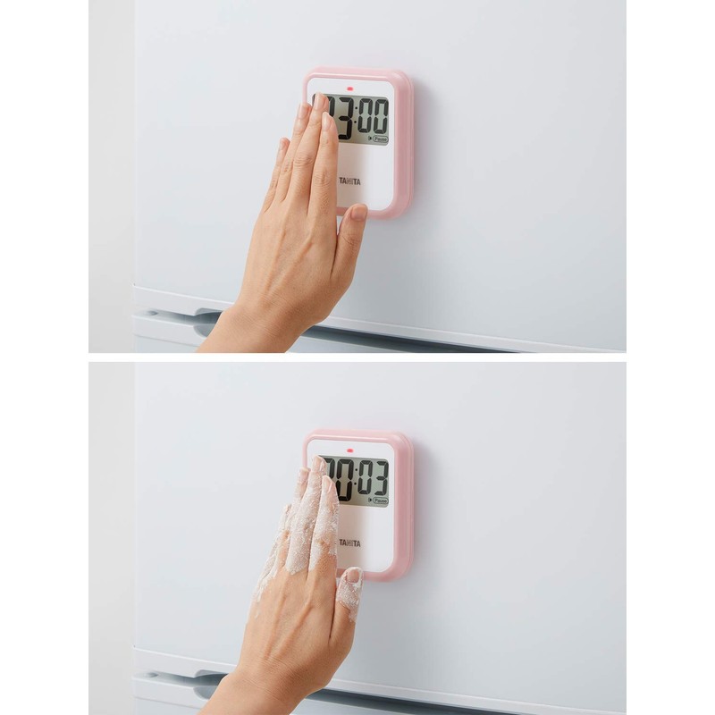 Tanita TD421PK Non-Contact Timer, Large Screen, 100 Seconds, Hygienic, Hand