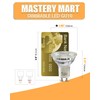MASTERY MART 5.5W Dimmable GU10 LED Light Bulbs, 2700K Soft