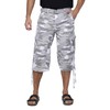 X RAY Men's Belted Tactical Cargo Long Shorts 18" Inseam