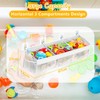 SICSHTOP Bath Toy Net - 60cm Mesh Baby Bath Toy