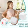 HEYTIMI 10 PCS White Blank Foam Dice 1.96 Inch EVA