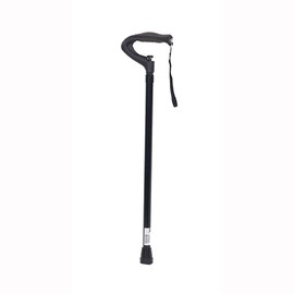One Push Button Walking Cane - 27"- 40" Adjustable Height- 300 lb Weight Capacity
