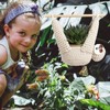 QUINTRA Flower Pots Sloth Gift, Sloth Hook, Suitable for Succulent