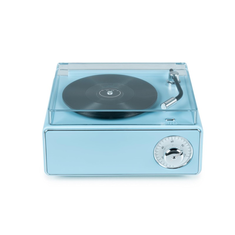 BIGBEN Bluetooth Speaker Record Alarm Clock Blue