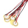LOYELEY 15pcs 27mm Piezo Disc Brass Buzzer for Piezo Element,