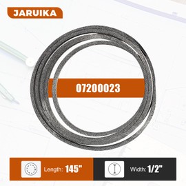 Jaruika 07200023 Riding Lawn Mower Drive Belt Fit for Ariens Zoom 1640, XL Series, ikon xd 52 Deck Belt, Gravely ZT1640 ZT1840,Toro 74740 74741, Exmark/Toro 130-0843 (1/2" x 145")