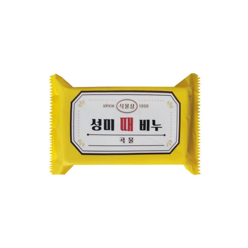 Seongmi 성미 한방 식물성 때비누 10개 흑색 백색 소금 목초액