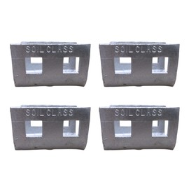 Tie Down – 4‑Pack Double Head Concrete Anchors – Galvanized Steel – Head Only – HUD & RADCO Certified – for Manufactured Housing & Concrete Slab Anchoring