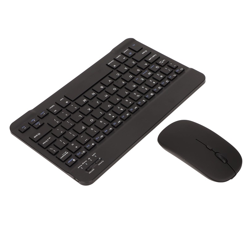 Wireless Keyboard Mouse 2.4G Bluetooth Dual Mode Rechargeable Portable External