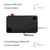 Microwave Oven Door Switch Replacement Part, 16A 125VAC, KW3AT-16 (Downward