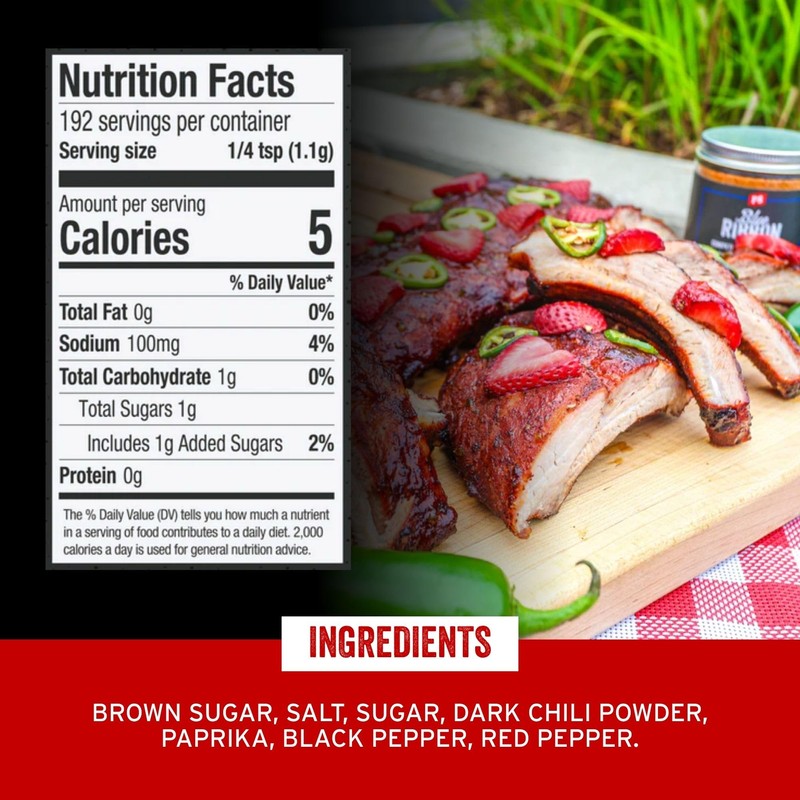 PS Seasoning Blue Ribbon Rib Rub - Sweet and Smoky