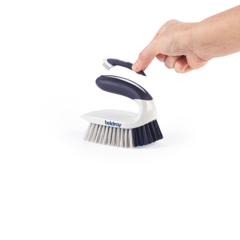Beldray Deep Handheld Scrubbing Cleaning Brush for Tough Stains &