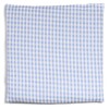 Grain Pillow 24 x 24 cm Organic Fabric Light Blue/White,