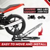 Motorcycle Stand Front and Rear，882lbs/400kg Load Capacity Lift with U
