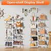 Aquzee Large Purse Rack Stand, 5 Tier Purse Display Shelf,