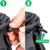Universal Rubber Band for Rubbish Bins, Pack of 4, Fits