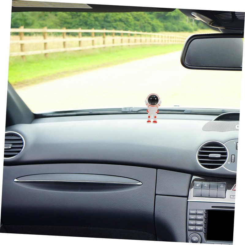 ULTECHNOVO Astronaut Car Compass Cute Dashboard Decoration Portable Auto Compass