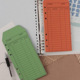Cash Envelopes Budget Envelopes Lightweight Compact Portable 6 Punched Thick Creative Cash Envelopes for Money Management Business 12 Colors
