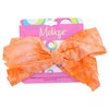 6 Inch Bow For Girls Tie Dye - Orange