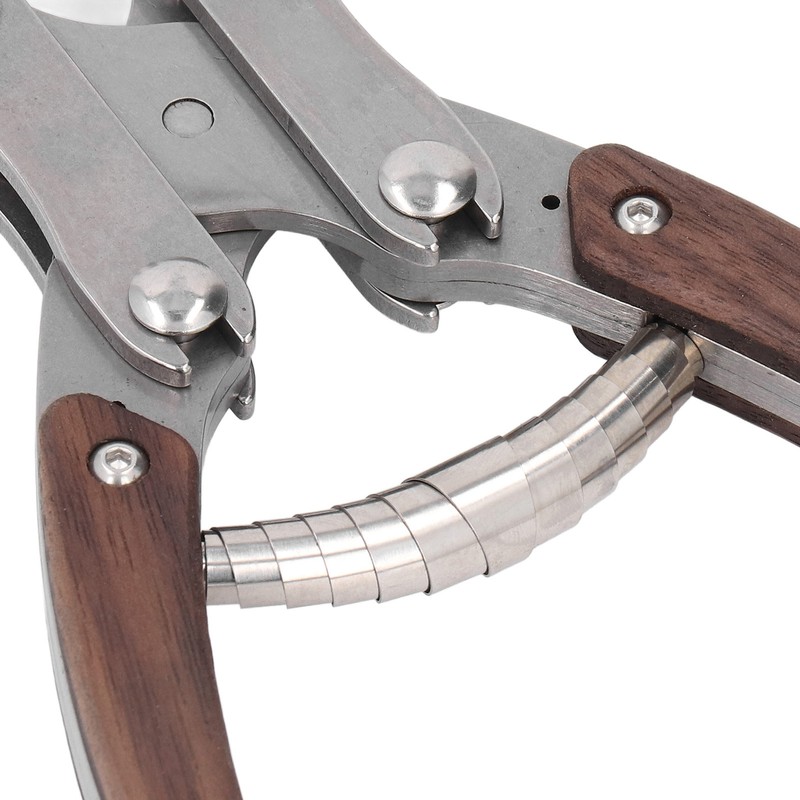 Flat Pliers Wooden Handle Alloy Steel Mouth 38mm Jaw Width