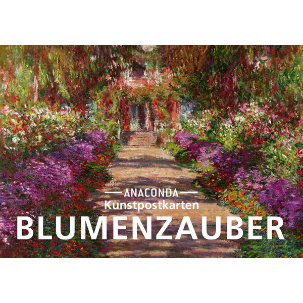 Postkarten-Set Blumenzauber: 18 Kunstpostkarten aus hochwertigem Karton. ca. 0,28€ pro