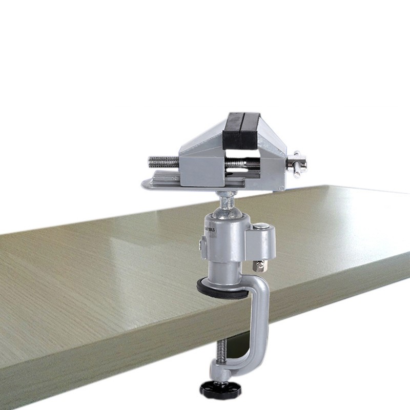 Universal Table Vise with 360 degrees Swiveling Head Clamp for