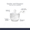WOLFF - Pearl Crystal Beaded Sugar Bowl with Lid and