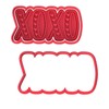 Valentine's Day XOXO Cookie Cutter & Stamp