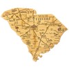 Totally Bamboo Destination South Carolina State Shaped Cutting Board, Charcuterie