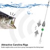 THKFISH Leaders Fishing with Hooks Carolina Rigs Pre Rigged Carolina