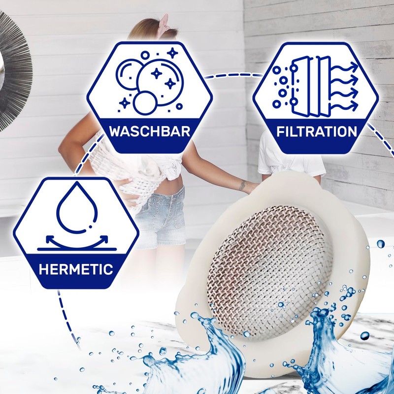 Rubber Seal with Strainer for Inlet Hose Washing Machine with